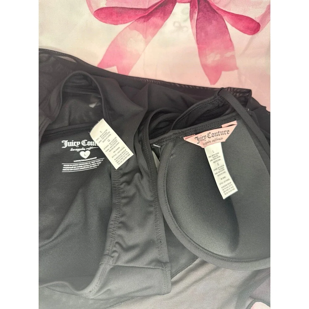 Juicy Couture Bikini Swimsuit, 3 piece set-Large